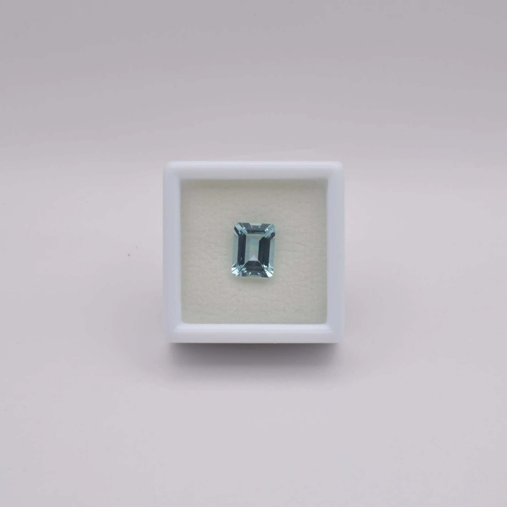 Aigue-Marine Rectangle 1,73ct - pierre précieuse - gemme