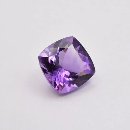 Améthyste Coussin Carré 5,96ct - pierre précieuse - gemme
