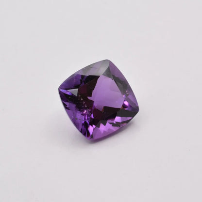 Améthyste Coussin Carré 5,68ct - pierre précieuse - gemme