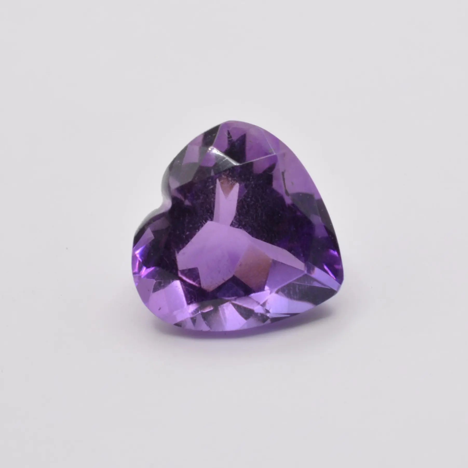 Améthyste Cœur 4,92ct - pierre précieuse - gemme