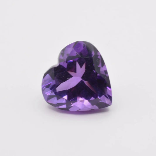 Améthyste Cœur 5,66ct - pierre précieuse - gemme
