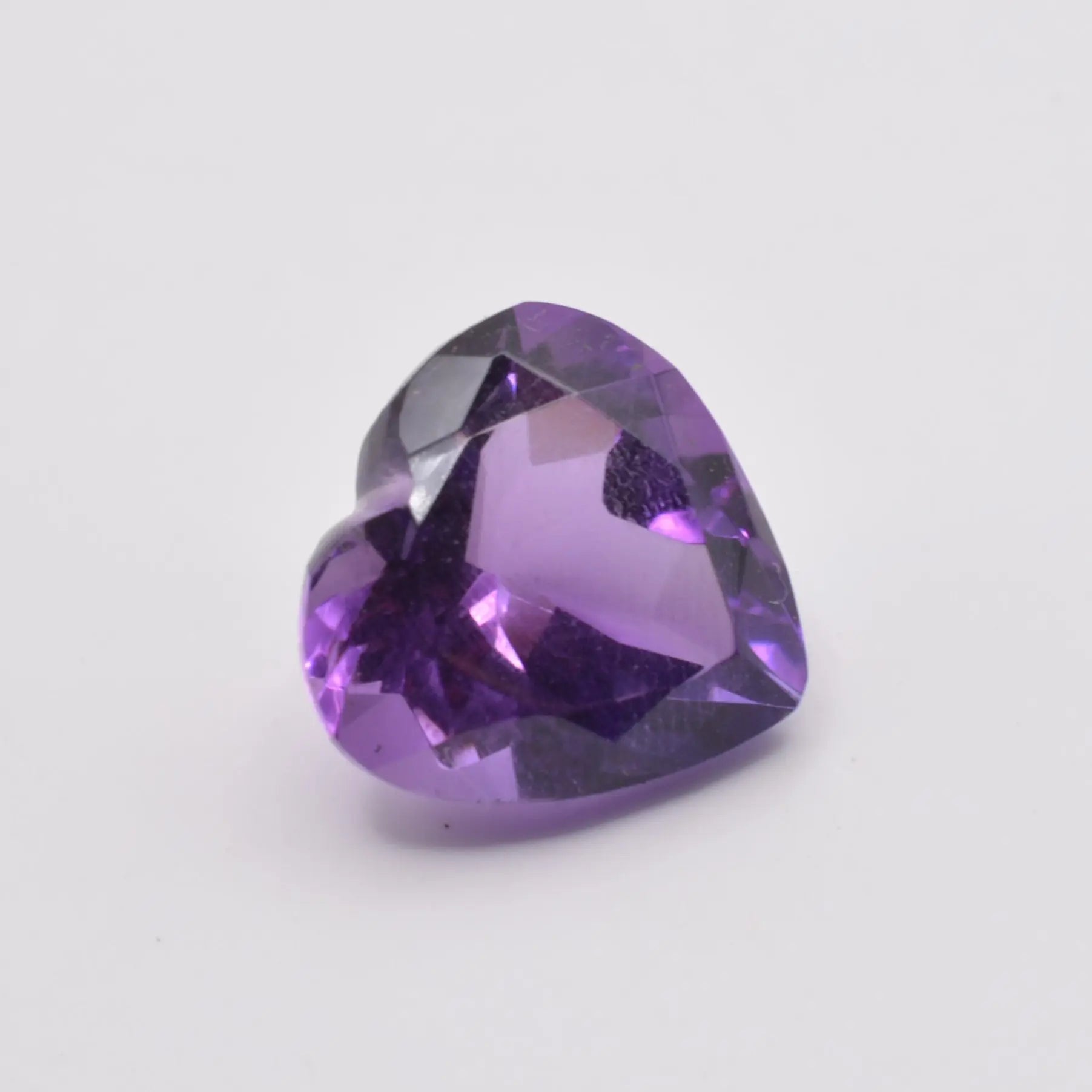 Améthyste Cœur 4,92ct - pierre précieuse - gemme