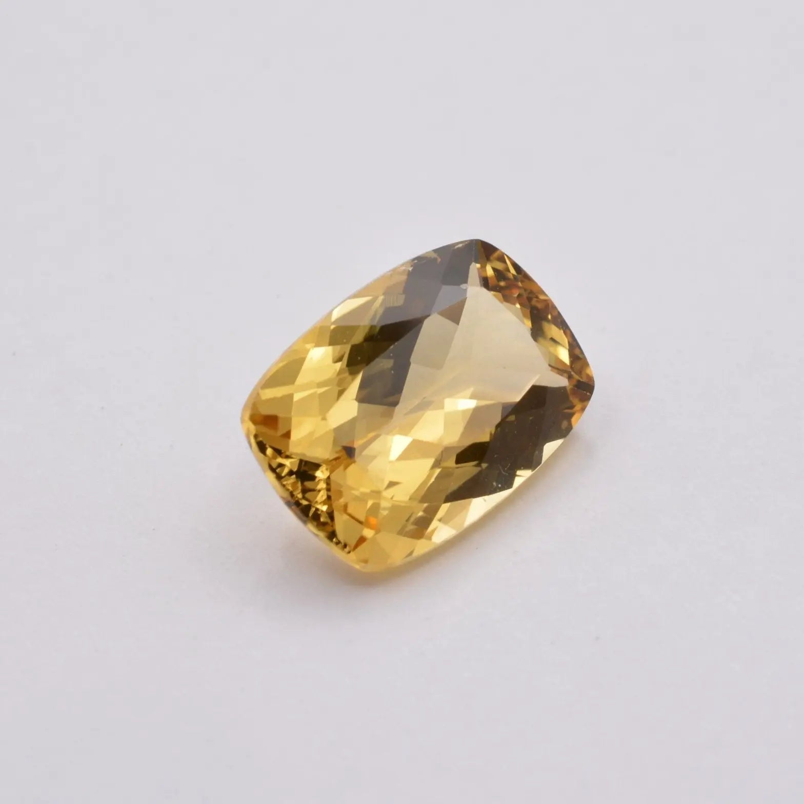 Beryl jaune - Héliodore Coussin Rectangle 4,63ct - pierre précieuse - gemme