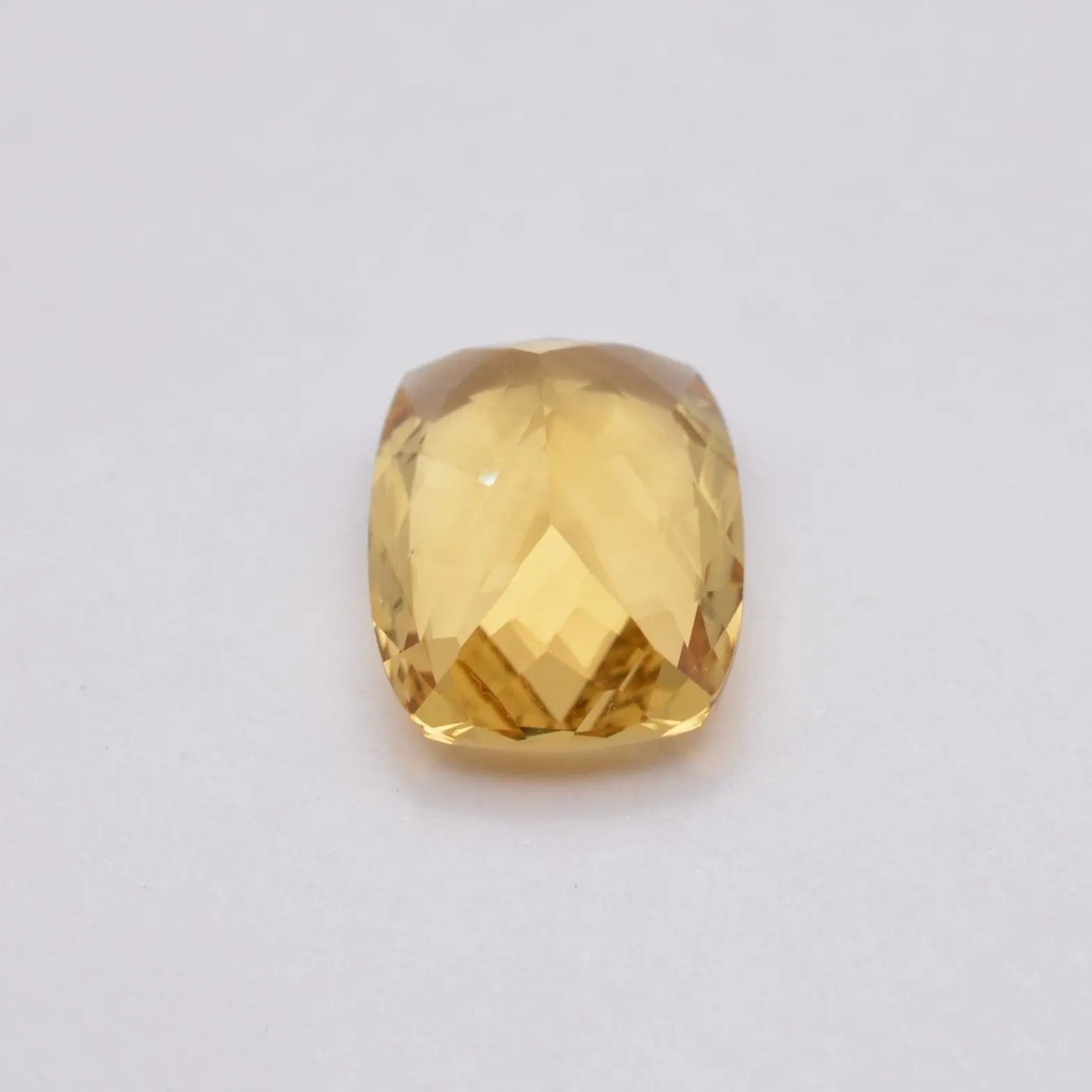 Beryl jaune - Héliodore Coussin Rectangle 4,63ct - pierre précieuse - gemme