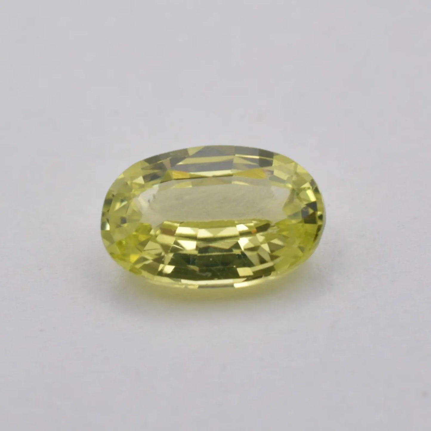 Chrysobéryl Jaune Ovale 0,70ct - pierre précieuse - gemme