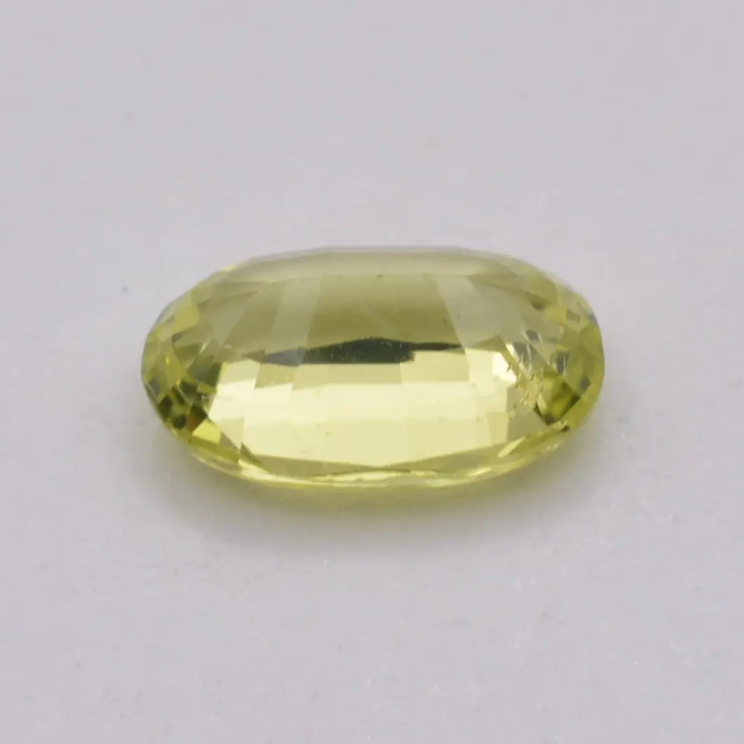 Chrysobéryl Jaune Ovale 0,70ct - pierre précieuse - gemme