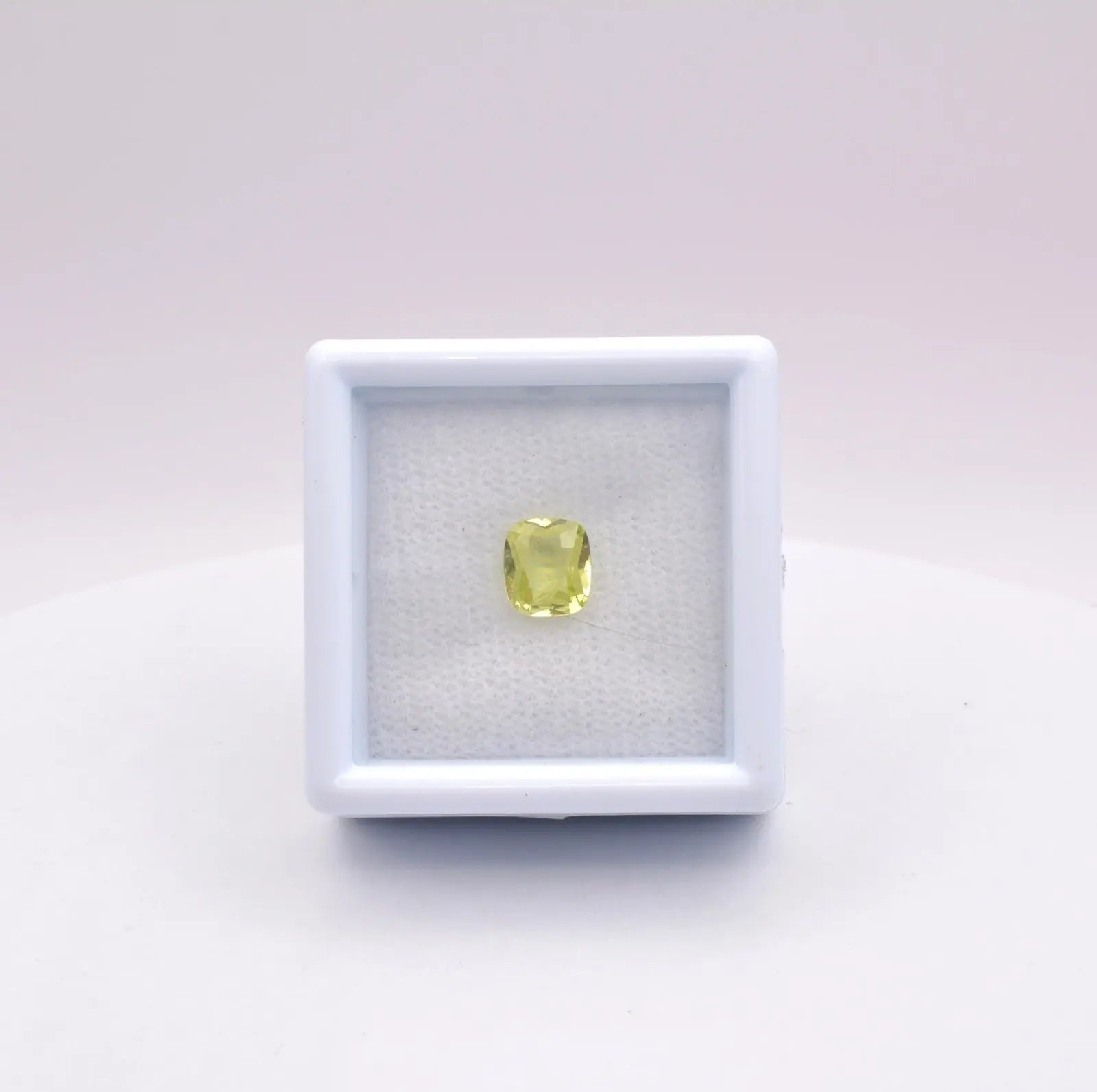 Chrysobéryl Jaune Coussin 0,78ct - pierre précieuse - gemme