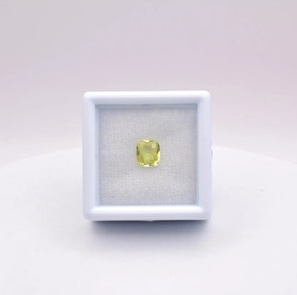 Chrysobéryl Jaune Coussin 0,78ct - pierre précieuse - gemme