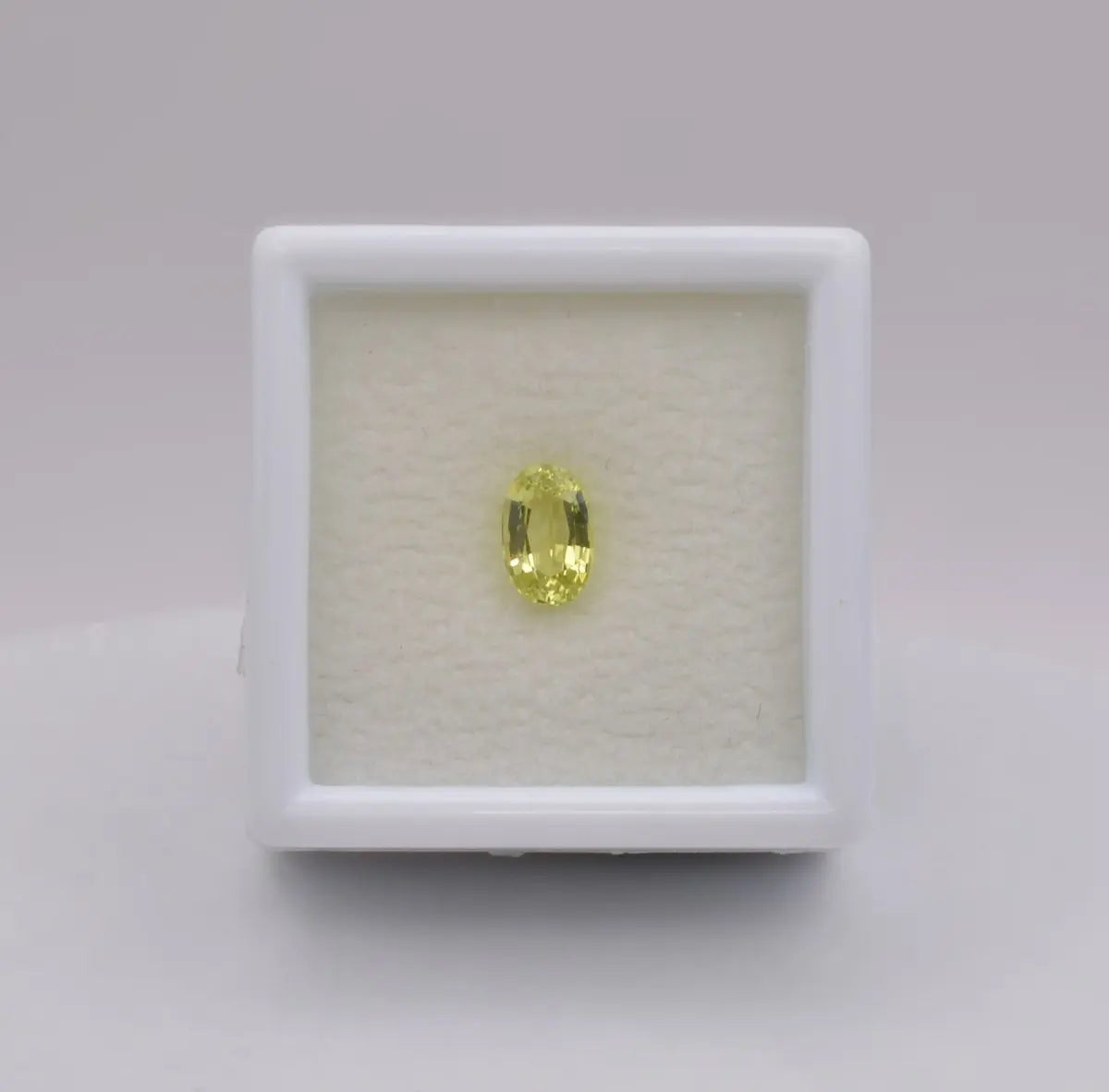 Chrysobéryl Jaune Ovale 0,70ct - pierre précieuse - gemme