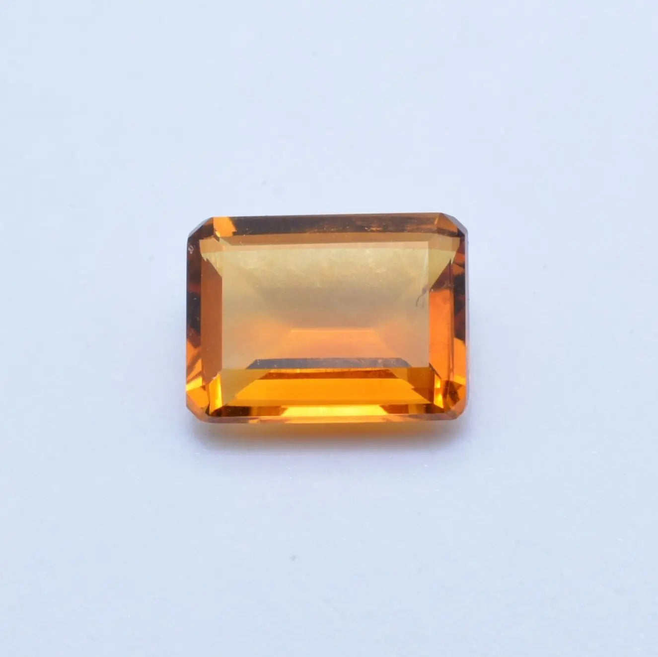 Gemme tailléeCitrine Madère Rectangle 1,45ct PASSOT-GEMS