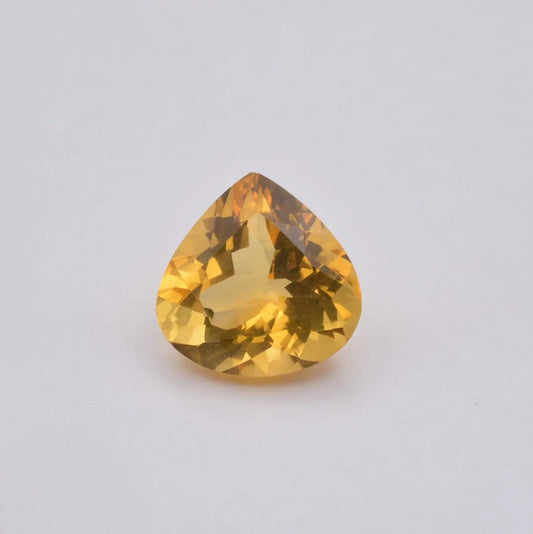 Citrine Poire 7,81ct - pierre précieuse - gemme