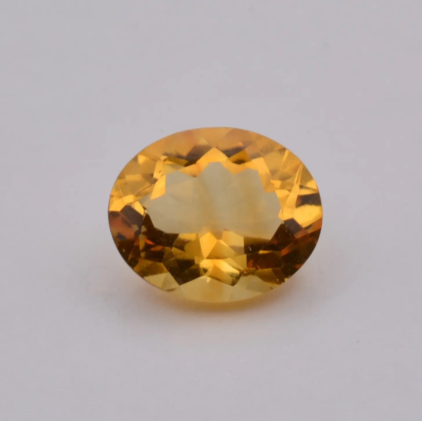 Gemme tailléeCitrine Ovale 3,41ct PASSOT-GEMS