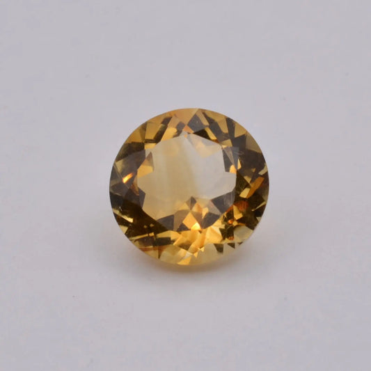 Citrine Ronde 4,28ct - pierre précieuse - gemme