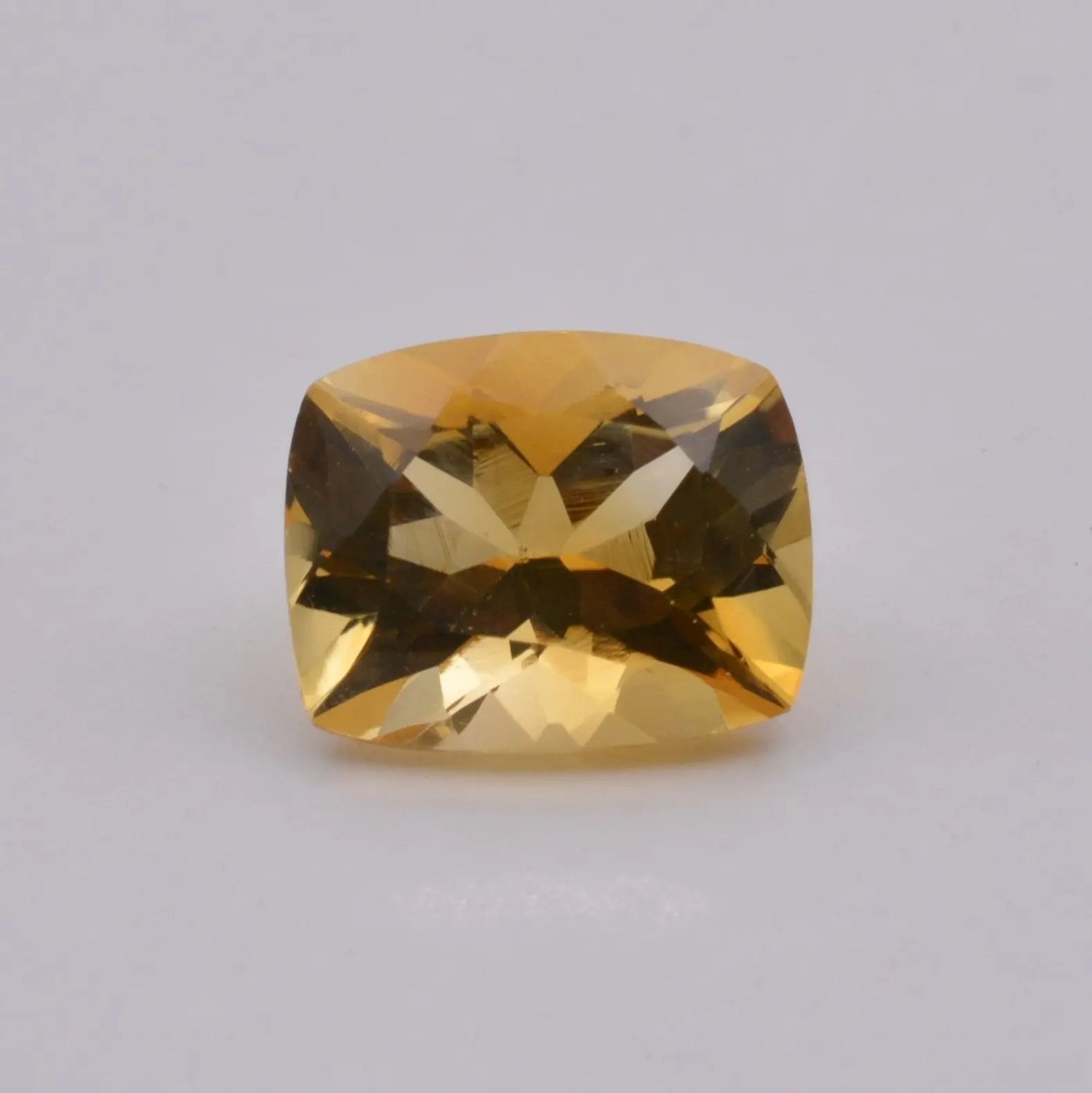 Citrine Coussin Rectangle 4,91ct - pierre précieuse - gemme