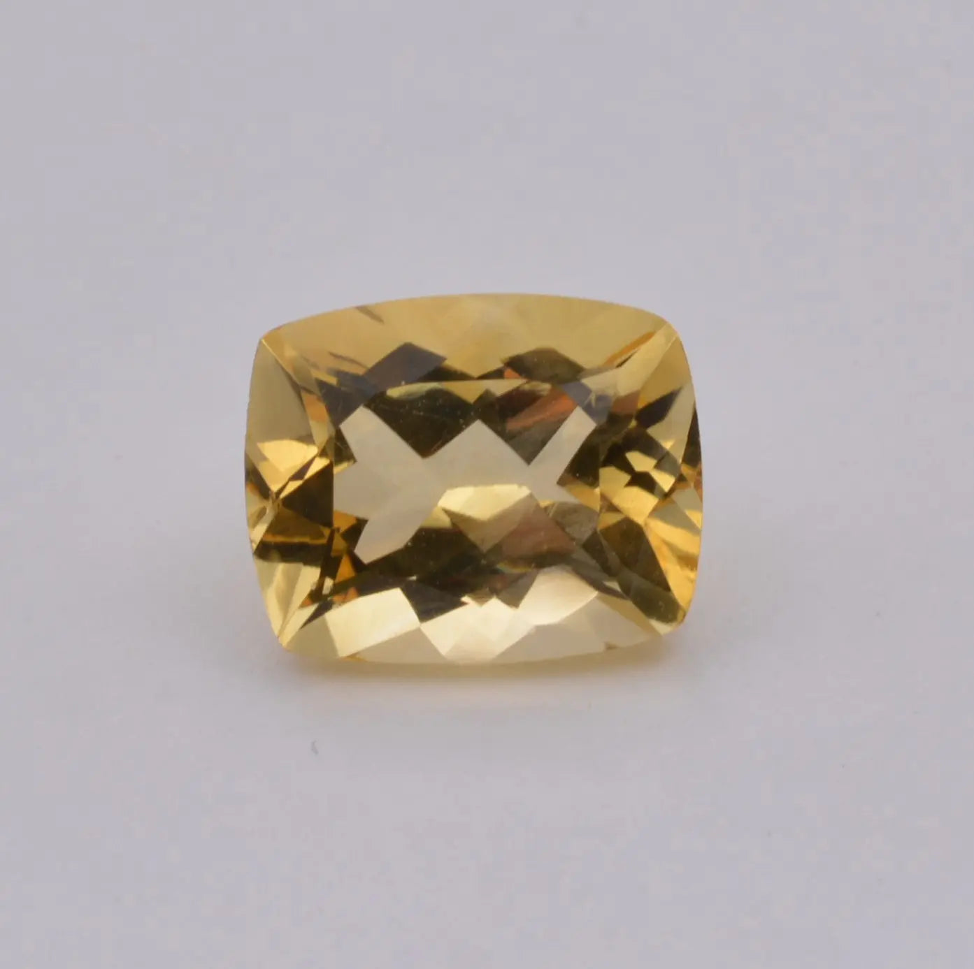 Gemme tailléeCitrine Coussin Rectangle 3,42ct PASSOT-GEMS