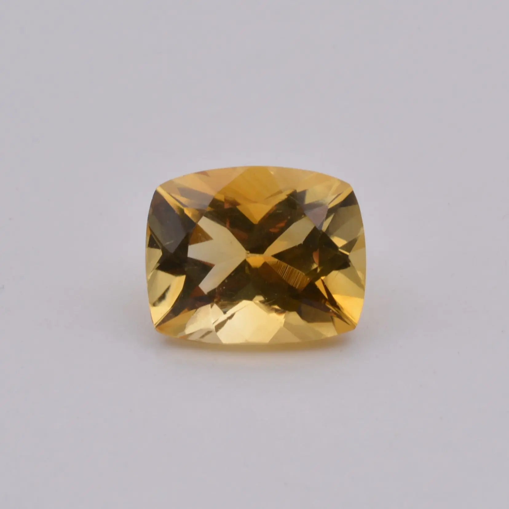 Gemme tailléeCitrine Coussin Rectangle 4,91ct PASSOT-GEMS