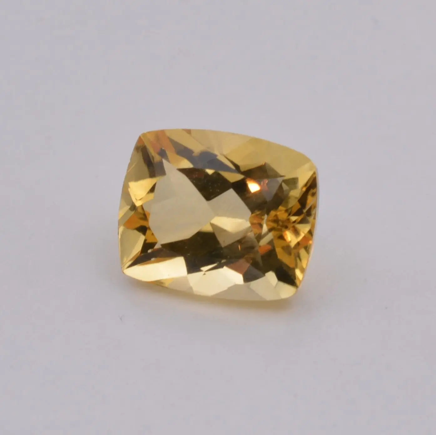 Gemme tailléeCitrine Coussin Rectangle 3,42ct PASSOT-GEMS