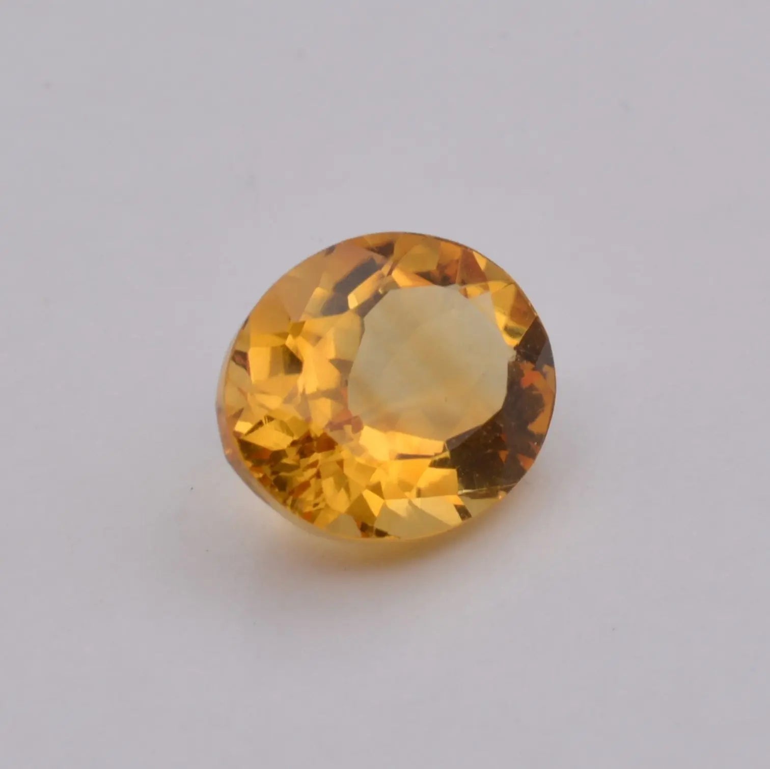 Gemme tailléeCitrine Ovale 3,41ct PASSOT-GEMS