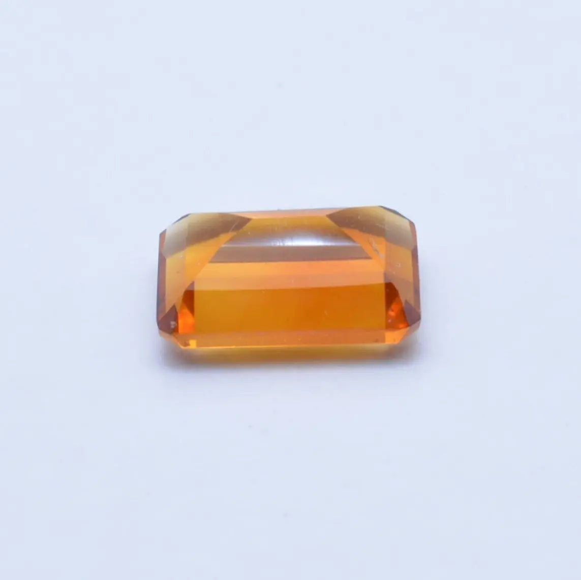 Gemme tailléeCitrine Madère Rectangle 1,45ct PASSOT-GEMS