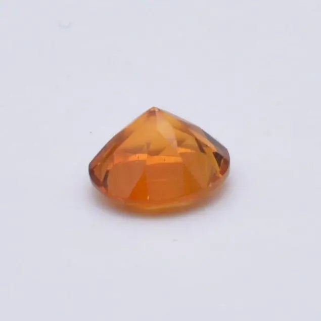Citrine Madère Ronde 0,81ct - pierre précieuse - gemme