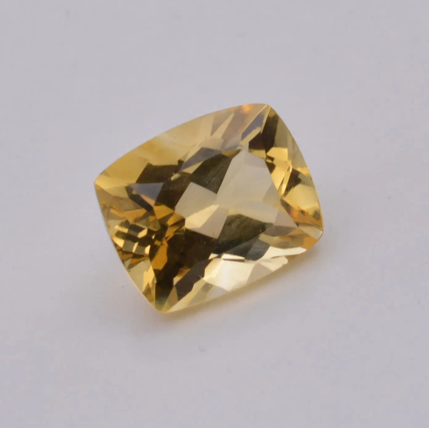 Gemme tailléeCitrine Coussin Rectangle 3,42ct PASSOT-GEMS