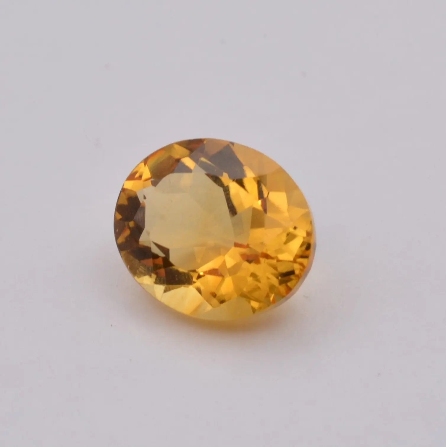 Gemme tailléeCitrine Ovale 3,41ct PASSOT-GEMS