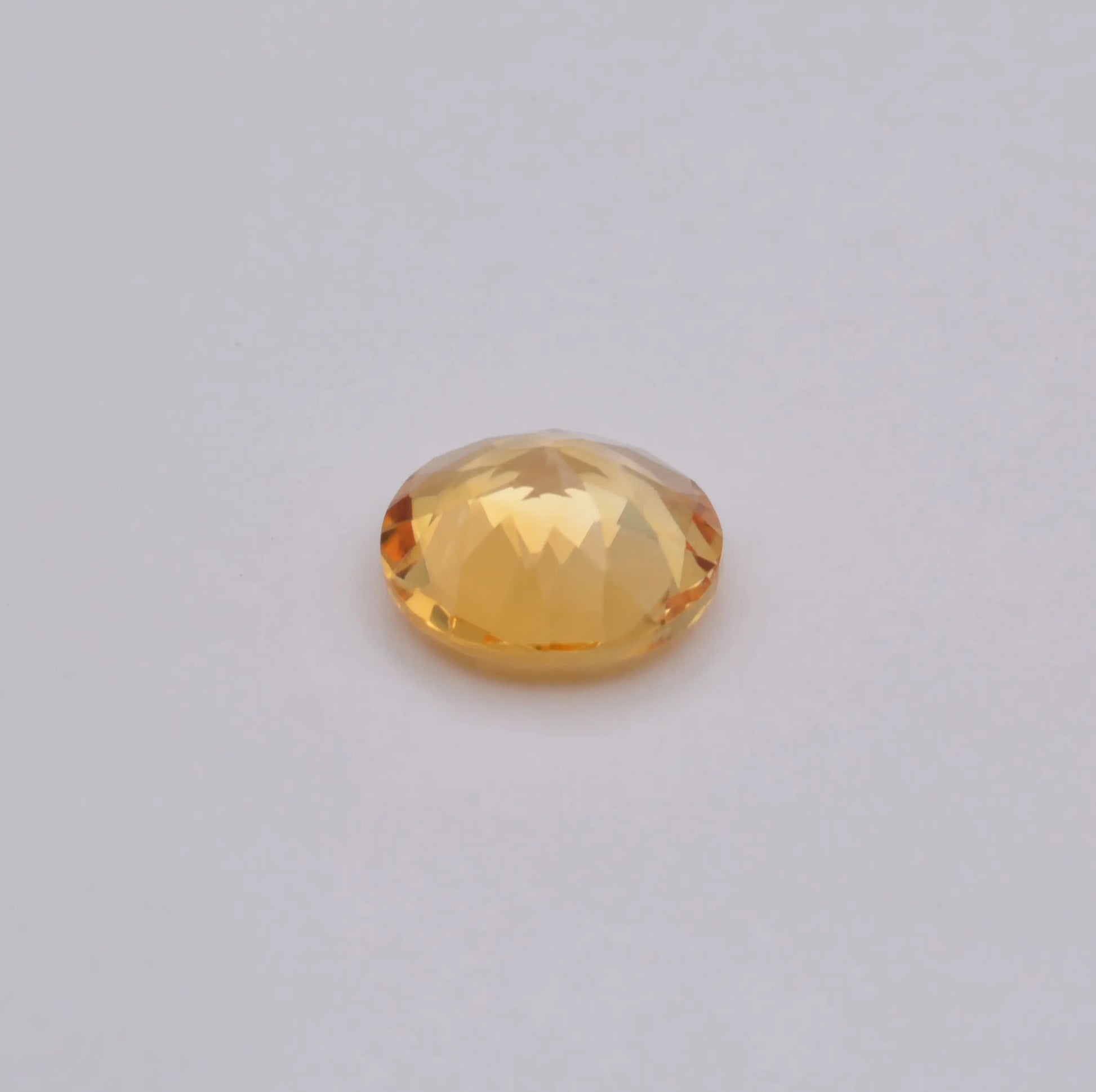Citrine Ronde 6,00ct - pierre précieuse - gemme