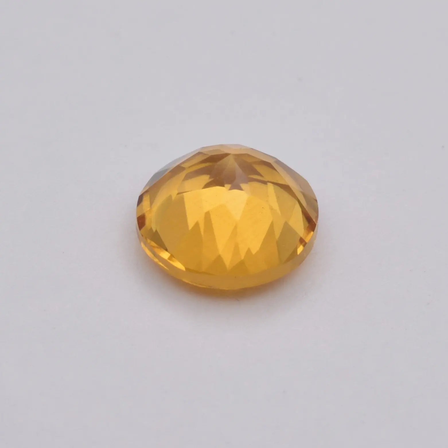 Gemme tailléeCitrine Ronde 3,36ct PASSOT-GEMS