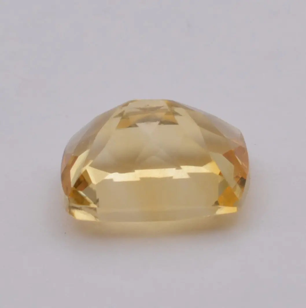 Gemme tailléeCitrine Coussin Rectangle 3,42ct PASSOT-GEMS