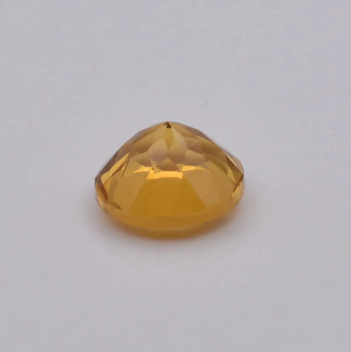Gemme tailléeCitrine Ronde 3,36ct PASSOT-GEMS