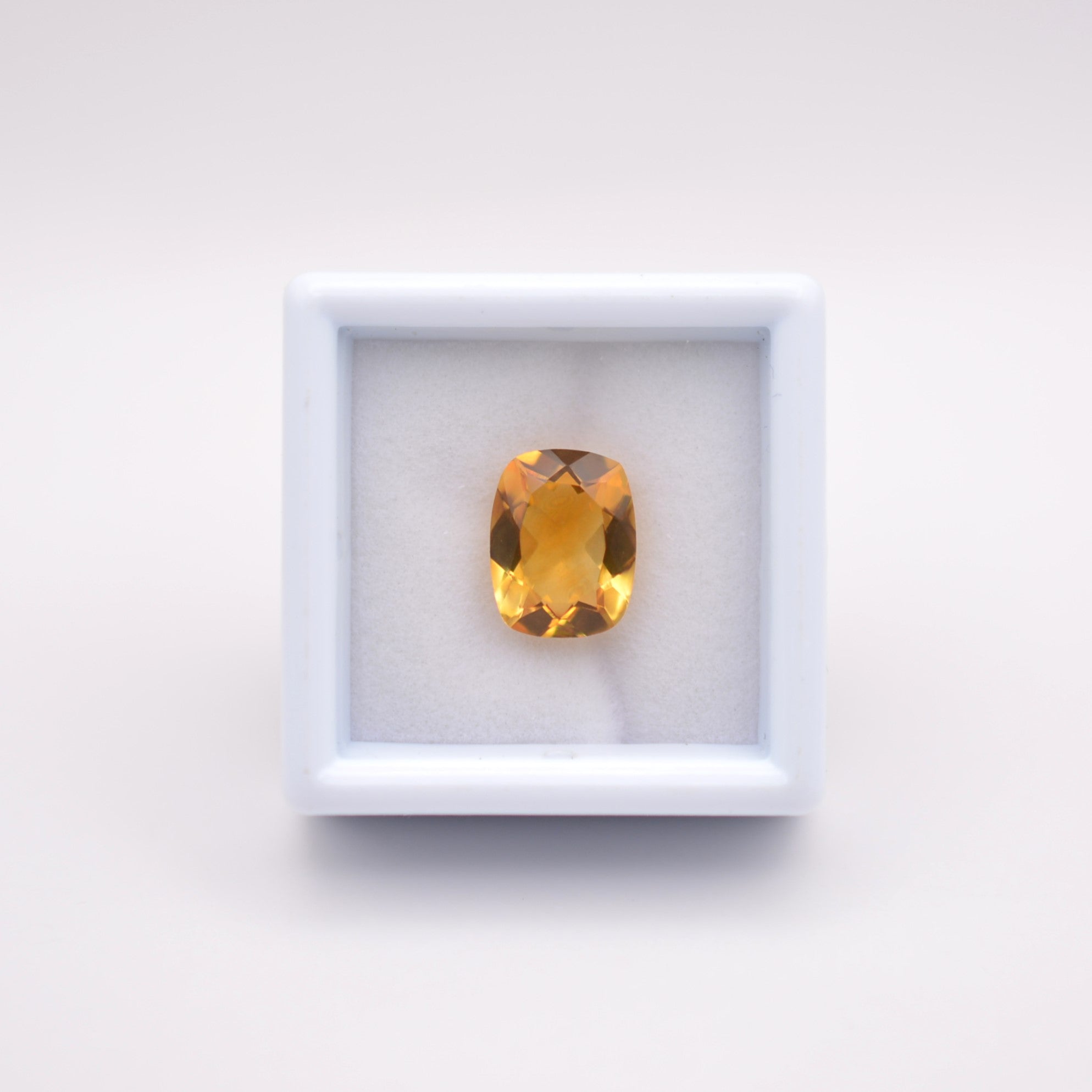 Gemme tailléeCitrine Coussin 2,63ct PASSOT-GEMS