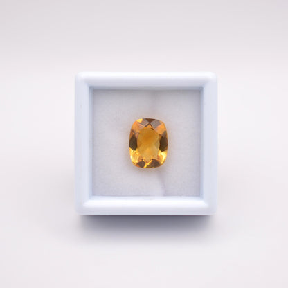 Citrine Coussin 2,63ct - Gemme - pierre précieuse