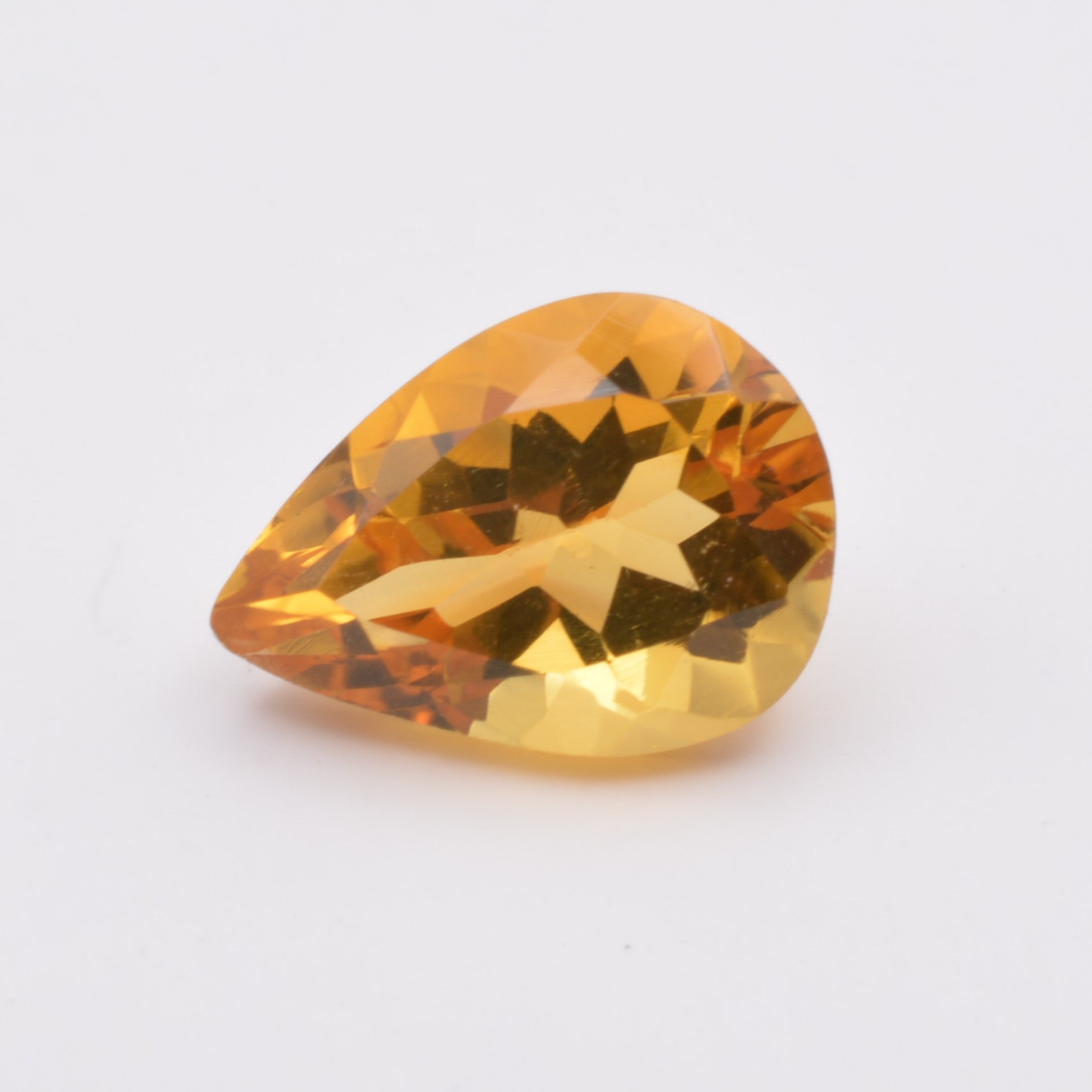 Gemme tailléeCitrine Poire 1,90ct PASSOT-GEMS