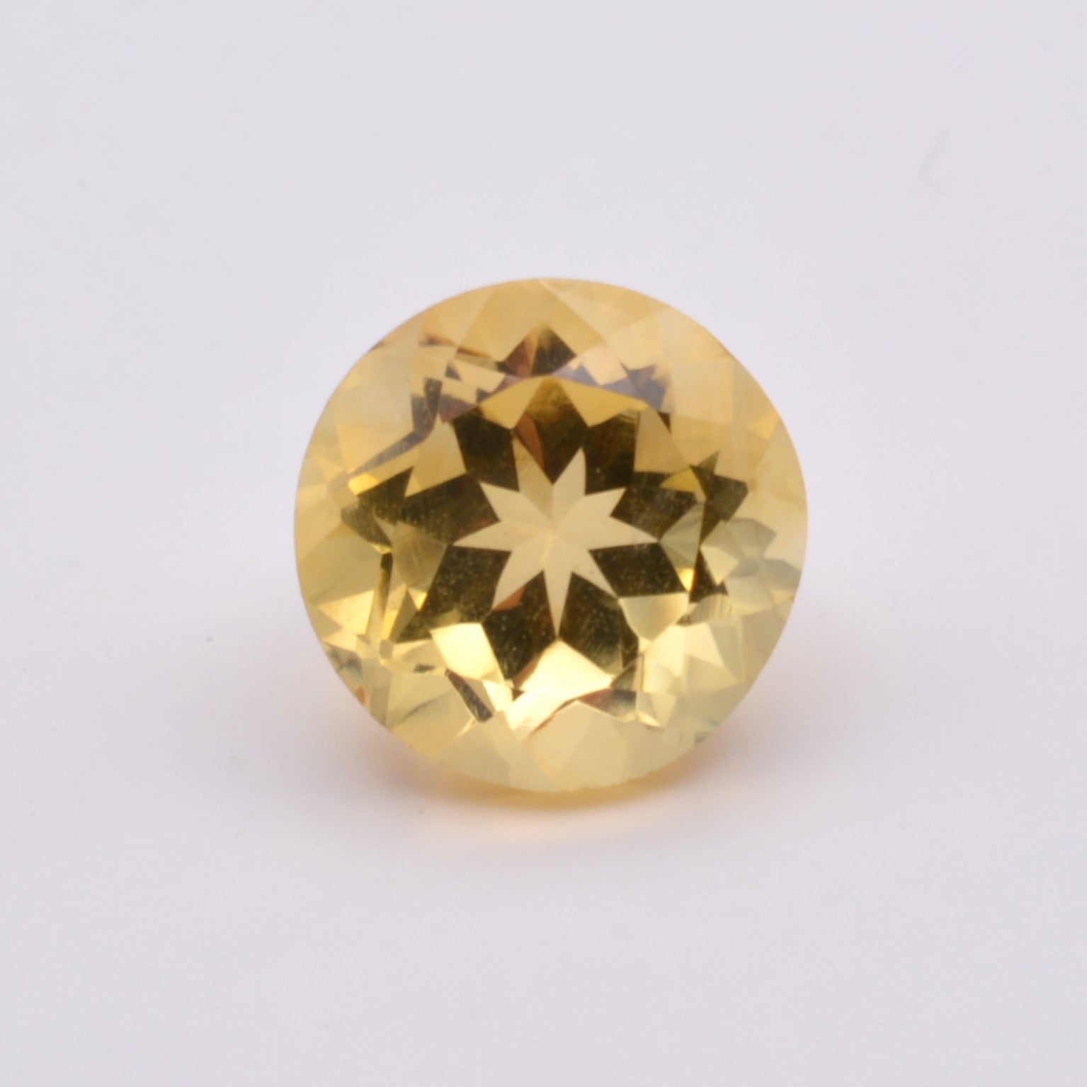 Gemme tailléeCitrine Ronde 3,94ct PASSOT-GEMS