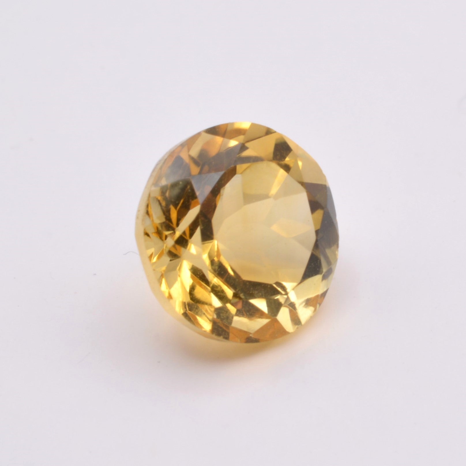 Gemme tailléeCitrine Ronde 3,94ct PASSOT-GEMS