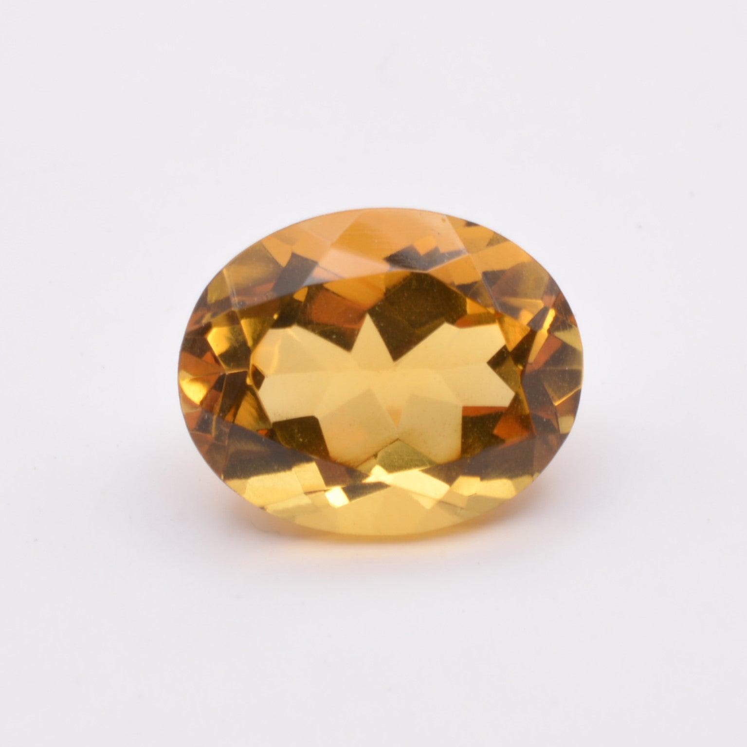 Gemme tailléeCitrine Ovale 3,54ct PASSOT-GEMS