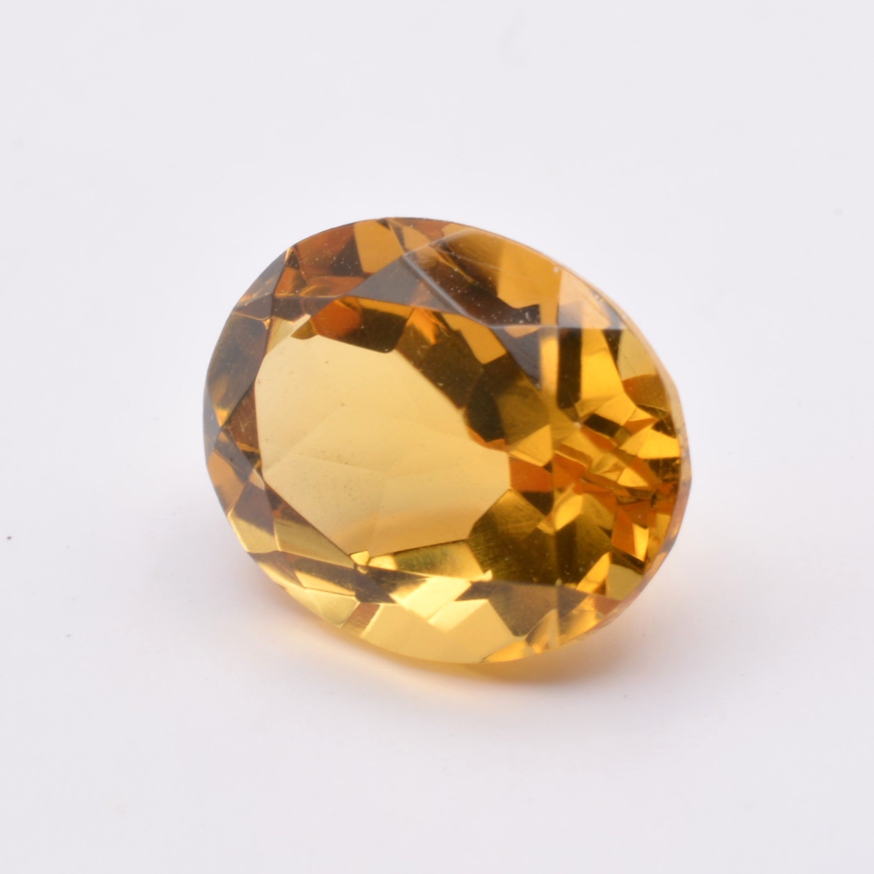 Gemme tailléeCitrine Ovale 3,54ct PASSOT-GEMS