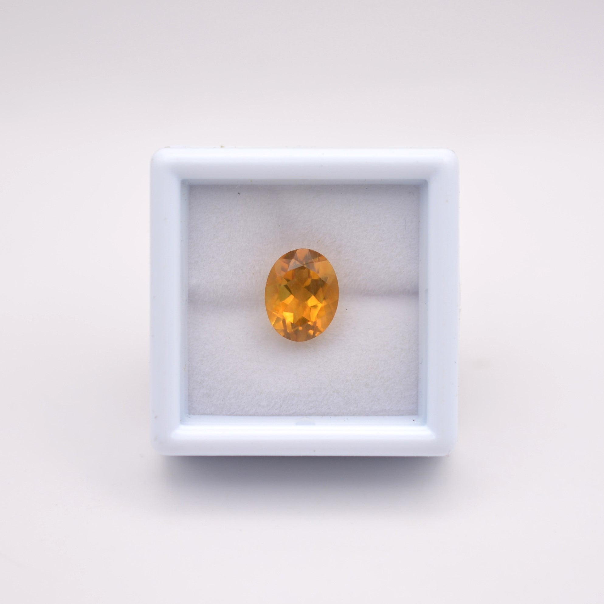 Gemme tailléeCitrine Ovale 2,08ct PASSOT-GEMS
