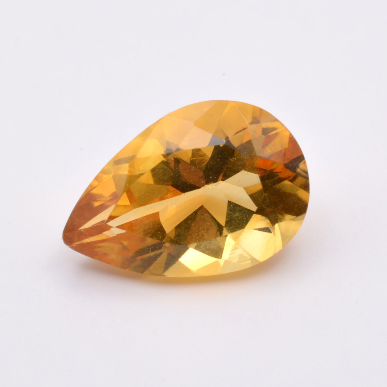Gemme tailléeCitrine Poire 3,00ct PASSOT-GEMS