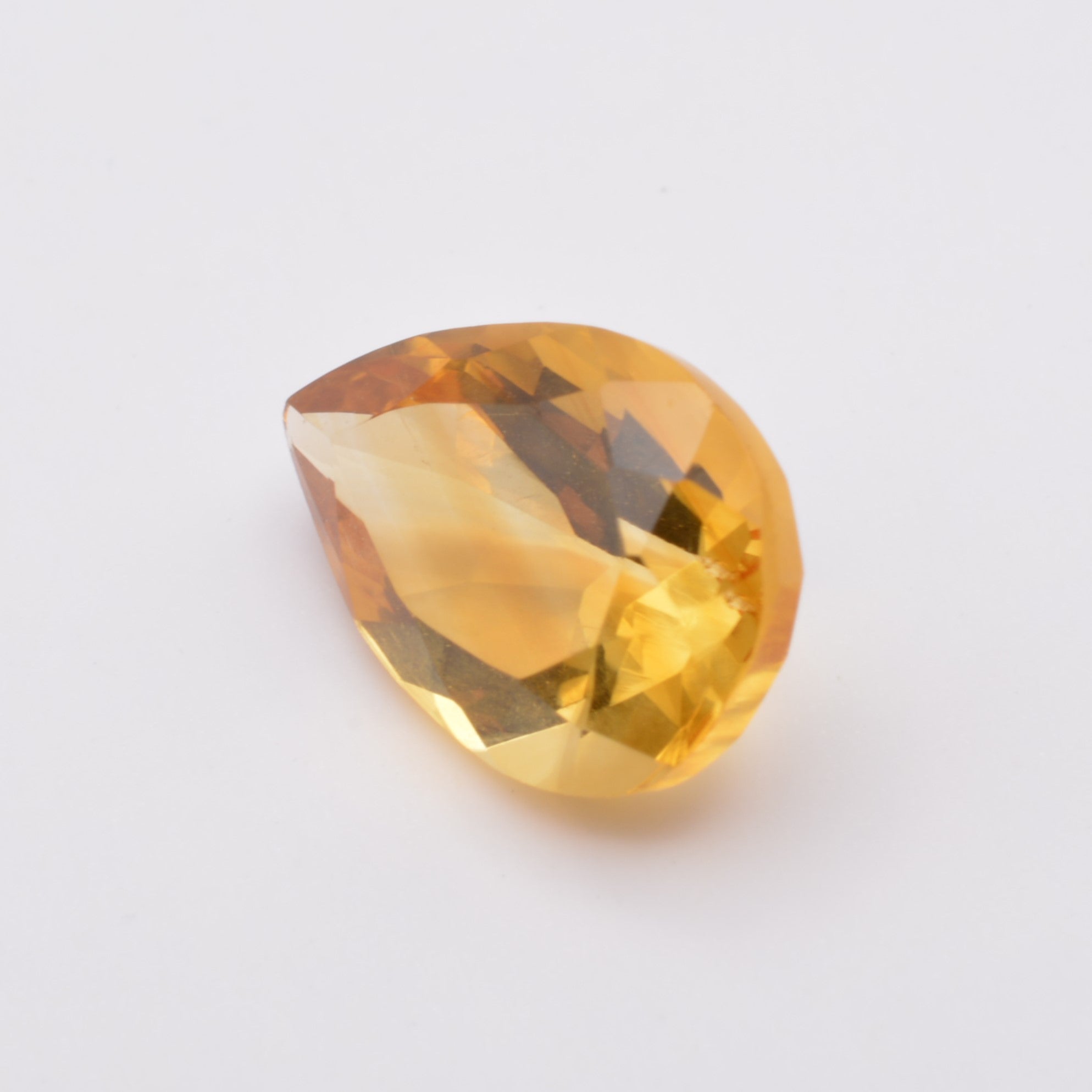 Gemme tailléeCitrine Poire 3,00ct PASSOT-GEMS