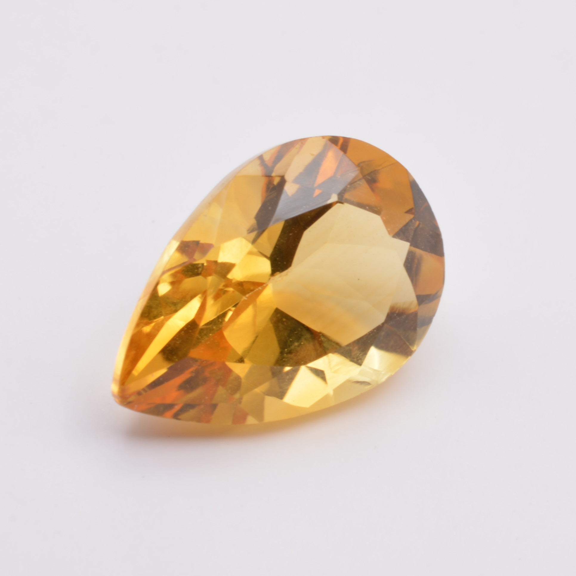 Gemme tailléeCitrine Poire 3,00ct PASSOT-GEMS