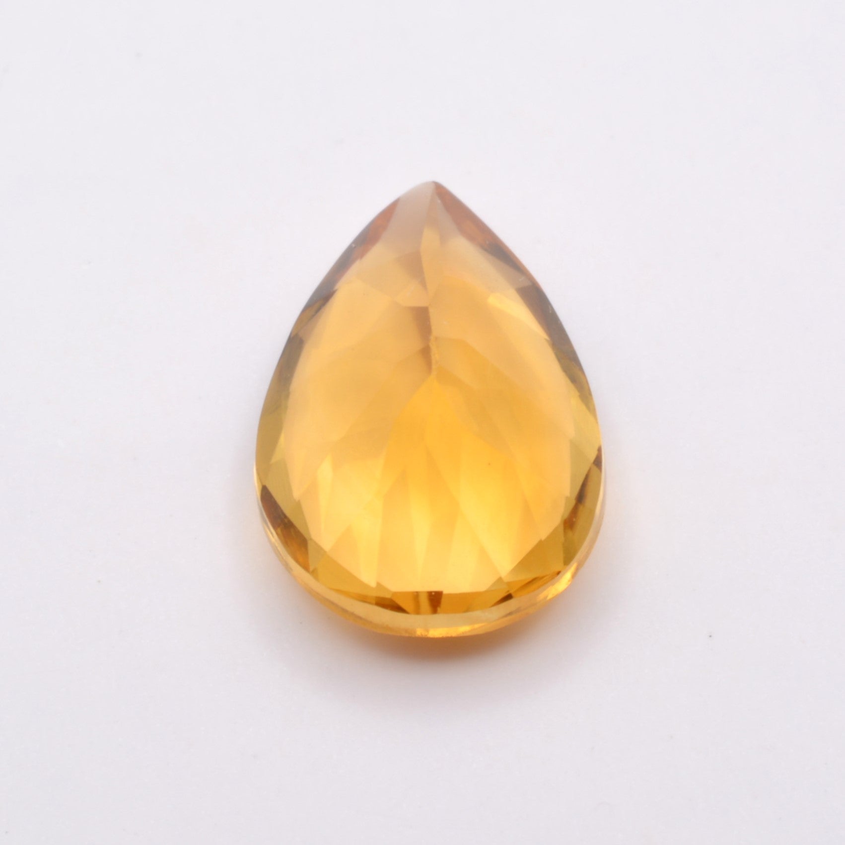 Gemme tailléeCitrine Poire 3,00ct PASSOT-GEMS