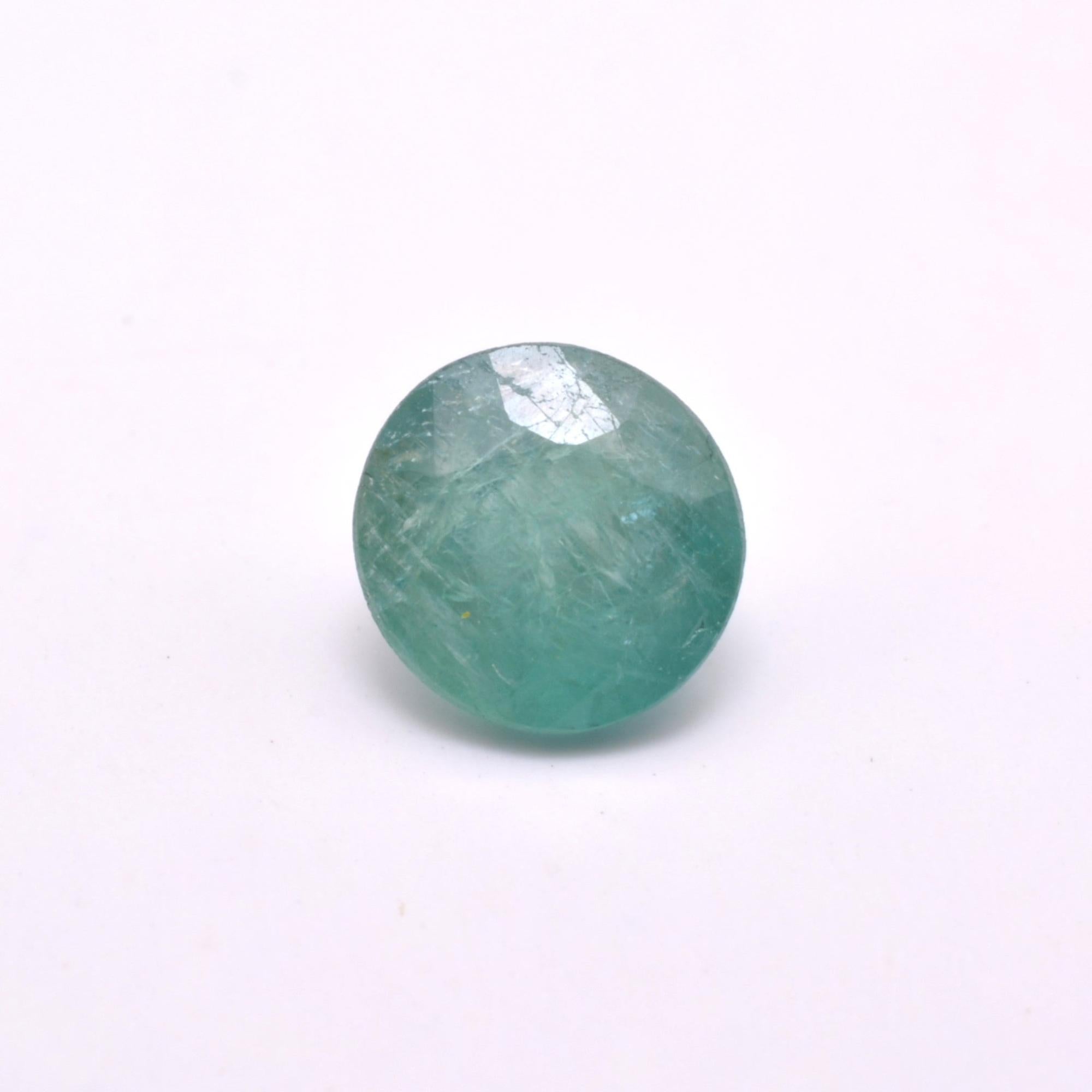 Gemme taillée Grandidierite Ronde 0,55ct