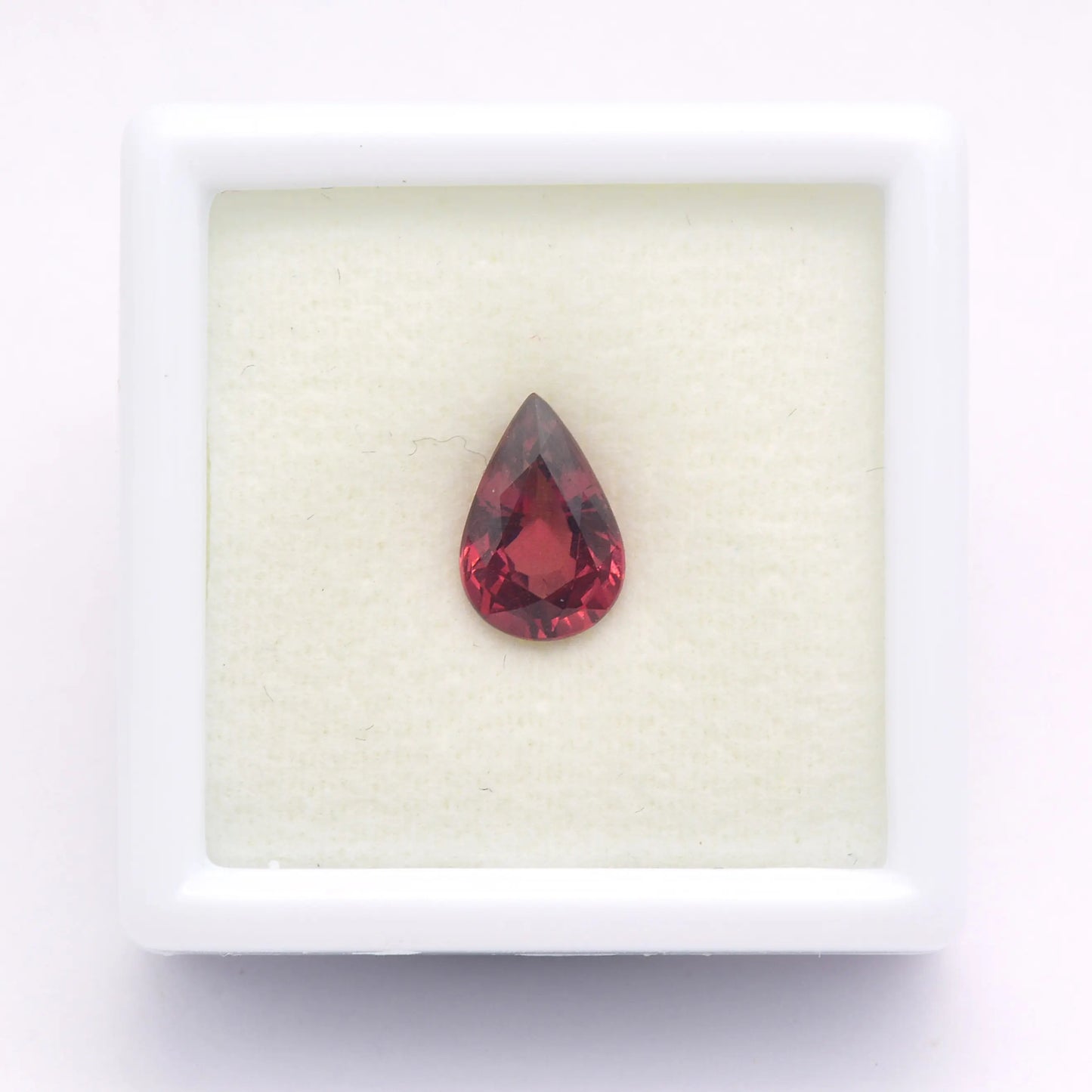 Grenat Rhodolite Poire 1,24 ct