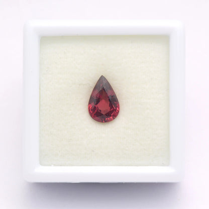 Grenat Rhodolite Poire 1,24 ct