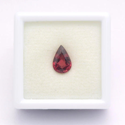 Grenat Rhodolite Poire 1,24 ct