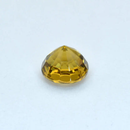 Pierre taillée Grenat du Mali Jaune Rond 0,80 ct