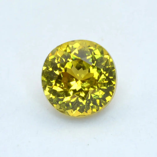 Pierre taillée Grenat du Mali Jaune Rond 1,26 ct