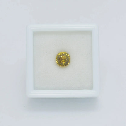 Pierre taillée Grenat du Mali Jaune Rond 1,26 ct