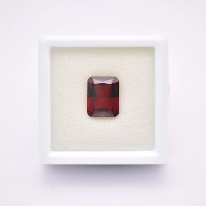 Grenat Rouge Rectangle 2,85 ct